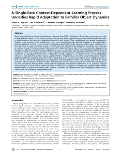 A single-rate context-dependent learning process underlies rapid
