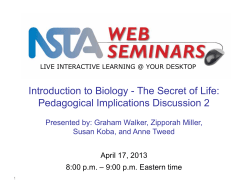 Presentation - NSTA Learning Center