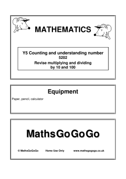 Answers - MathsGoGoGo