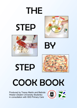 The Step By Step Cookbook