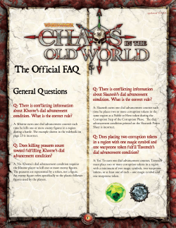 The Official FAQ - Fantasy Flight Games