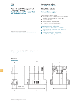 Product Description Produktbeschreibung FWH FWH Plastic Hoods