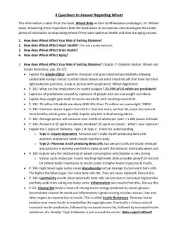 4 Questions to Answer Regarding Wheat