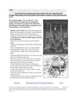 #1920 The Yom Kippur War and the Abomination of Desolation