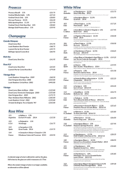 Prosecco Champagne Rose Wine White Wine