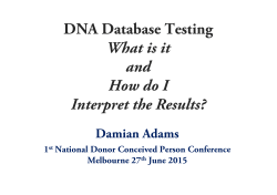 National DC Conference 2015 DNA &ndash; Damian Adams