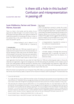 Is there still a hole in this bucket? Confusion and misrepresentation