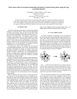 Direct observation of stretched-exponential relaxation in Lennard