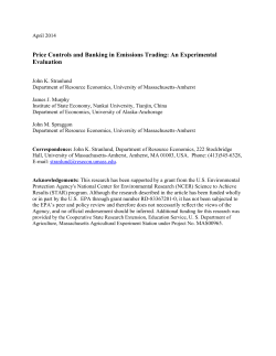 Price Controls and Banking in Emissions Trading