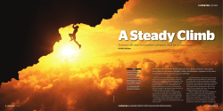 A Steady Climb &ndash; Leader`s Edge magazine, September