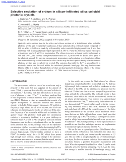 Selective excitation of erbium in silicon