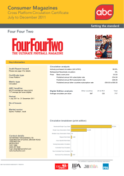 Four Four Two Consumer Magazines