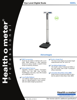 500KL Eye Level Digital Scale Advantages