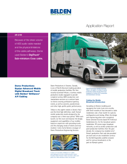 Dome Productions Equips Advanced Mobile Digital