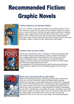 Artemis Fowl by Eoin Colfer Bone, Out from Boneville by Jeff Smith