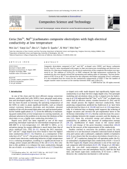 (Sm3+, Nd3+)/carbonates composite electrolytes with high electrical