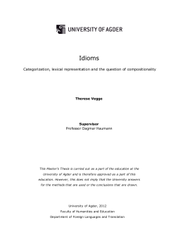 Idioms - bibsys brage