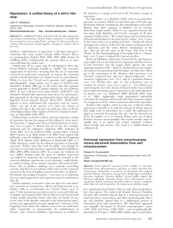 The unified theory of repression - University of California, Berkeley