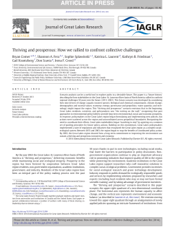 Thriving and prosperous - Graham Sustainability Institute