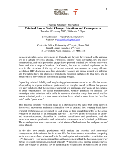 Criminal Law as Social Change