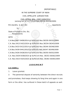 IN THE SUPREME COURT OF INDIA CIVIL