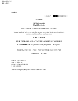 MCPA Ester 600 Label