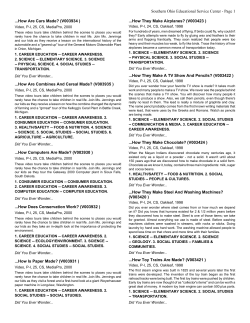 Page 1 ...How Are Cars Made? (V003934 )