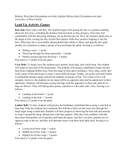 Lead Up Activity Games - Share the Wealth PE Conference