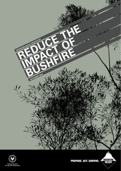 reduce the impact of bushfire