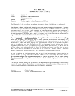 3675 rhumba (diamond dance test)