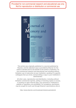 The return of the repressed: Abandoned parses facilitate syntactic