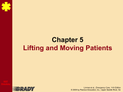 Chapter 5 Lifting and Moving Patients