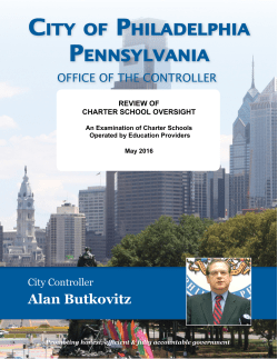 review of charter school oversight