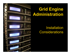 Grid Engine Administration
