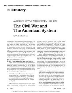 America`s Battle with Britain, 1860-1876