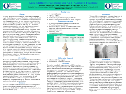 Knee Stiffness Following an ACL Avulsion Fracture