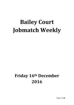 Job Match - Dec 16th