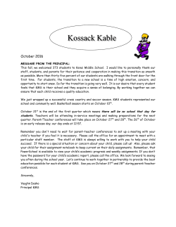 Kossack Kable - Kenai Middle School