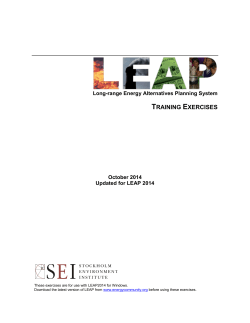 LEAP Training Exercises