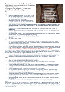 to a PDF file of instructions for DIY riempieing