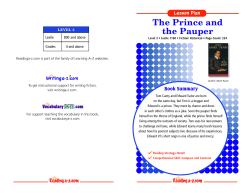 The Prince and the Pauper