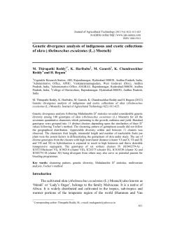 Genetic divergence analysis of indigenous and exotic
