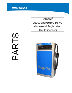 Reliance G5200 and G6200 Series Mechanical Registration Fleet