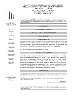 April 22, 2013 Packet