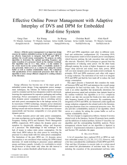 Effective Online Power Management with Adaptive Interplay of DVS