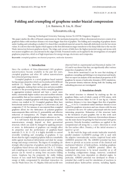Folding and crumpling of graphene under biaxial compression