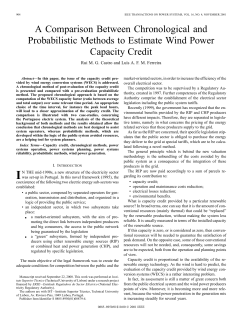 A comparison between chronological and probabilistic
