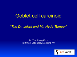 Goblet cell carcinoid