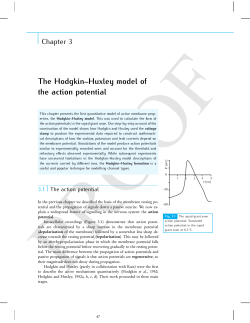 The Hodgkin&ndash;Huxley model of the action potential