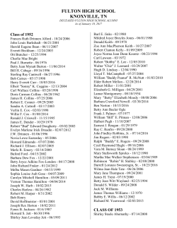 Fulton High School Alumni Association